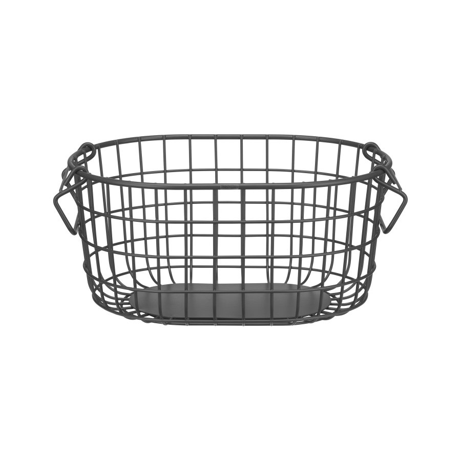 blomus KAGO Opbevaringskurv Rund 21x29 cm, Anthracite