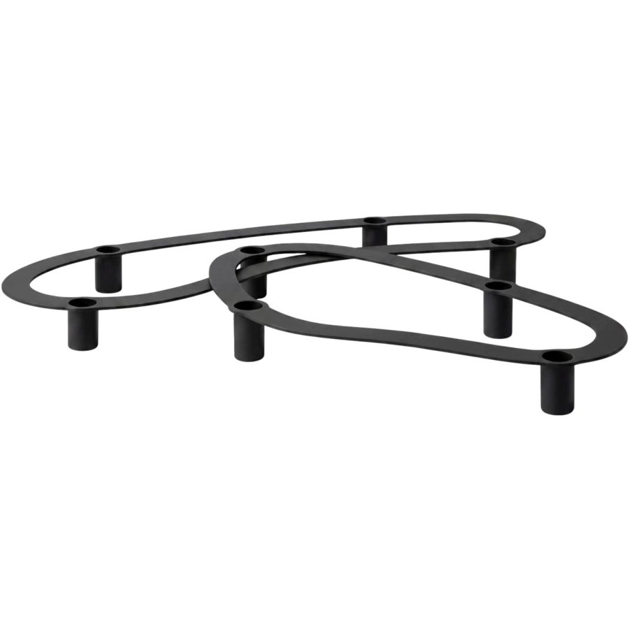 blomus ARO Lysestage 18x35 cm, Sort