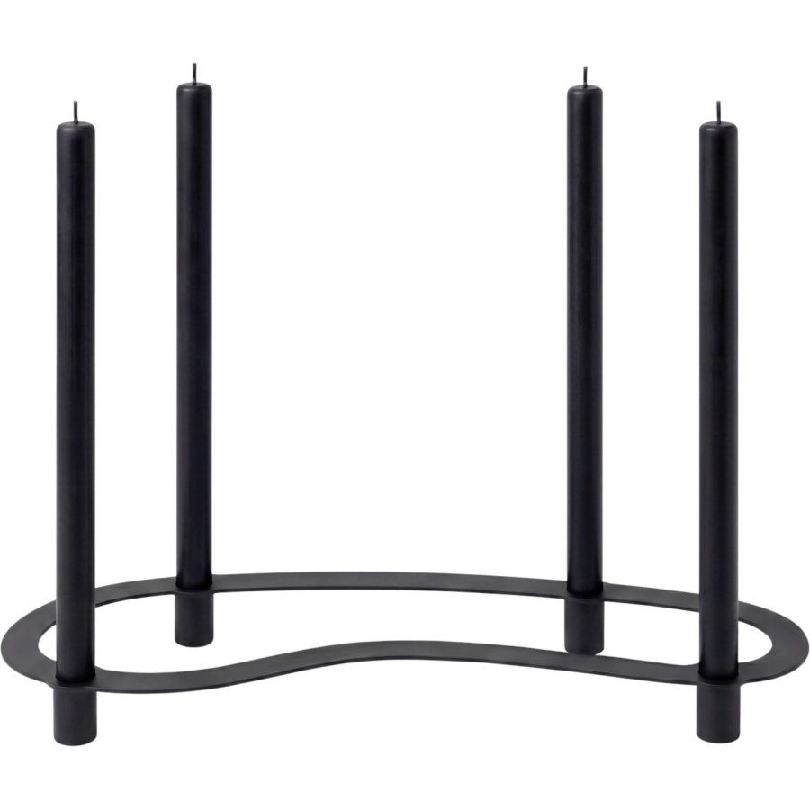 blomus ARO Lysestage 15x50 cm, Sort