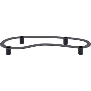 blomus ARO Lysestage 15x50 cm, Sort