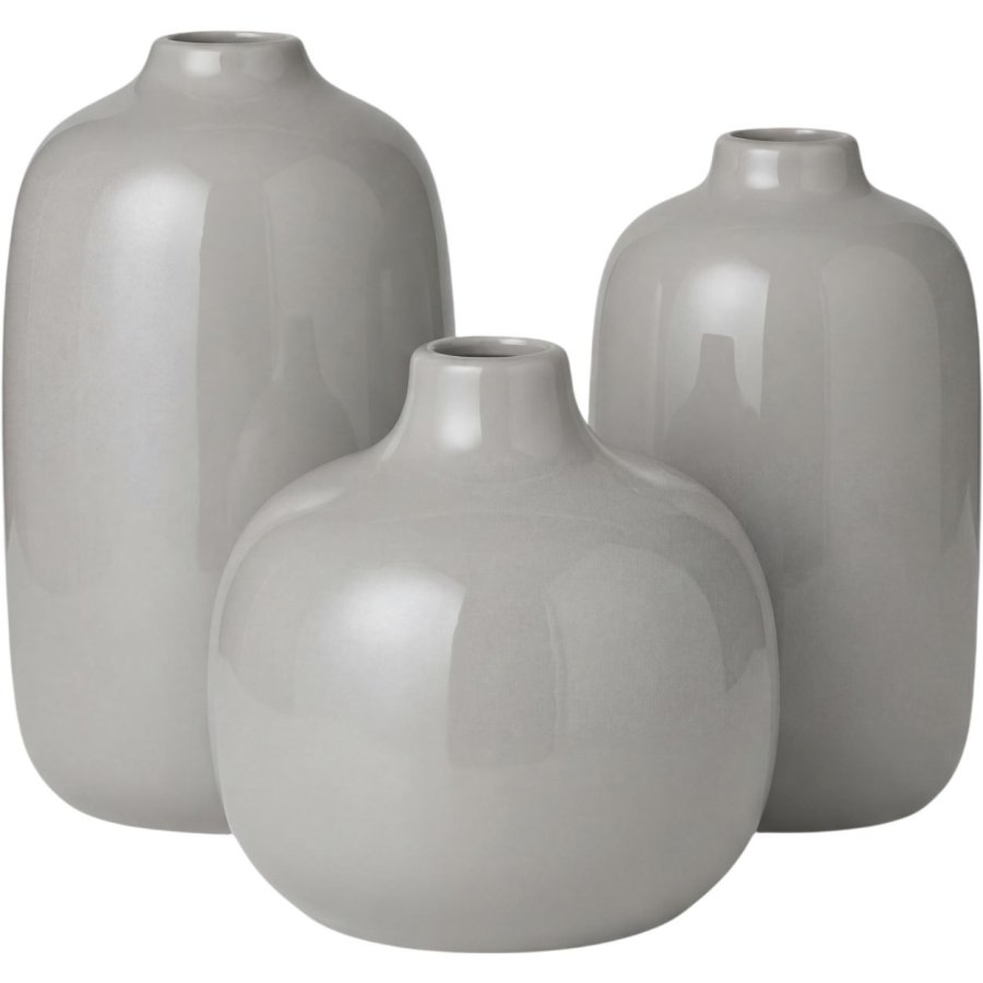 blomus CEOLA Vase 3 stk, Mourning Dove