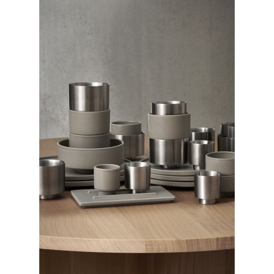 blomus MAKOTO STEEL Espressokop 2 stk. 5,5 cl, Rustfrit St�l