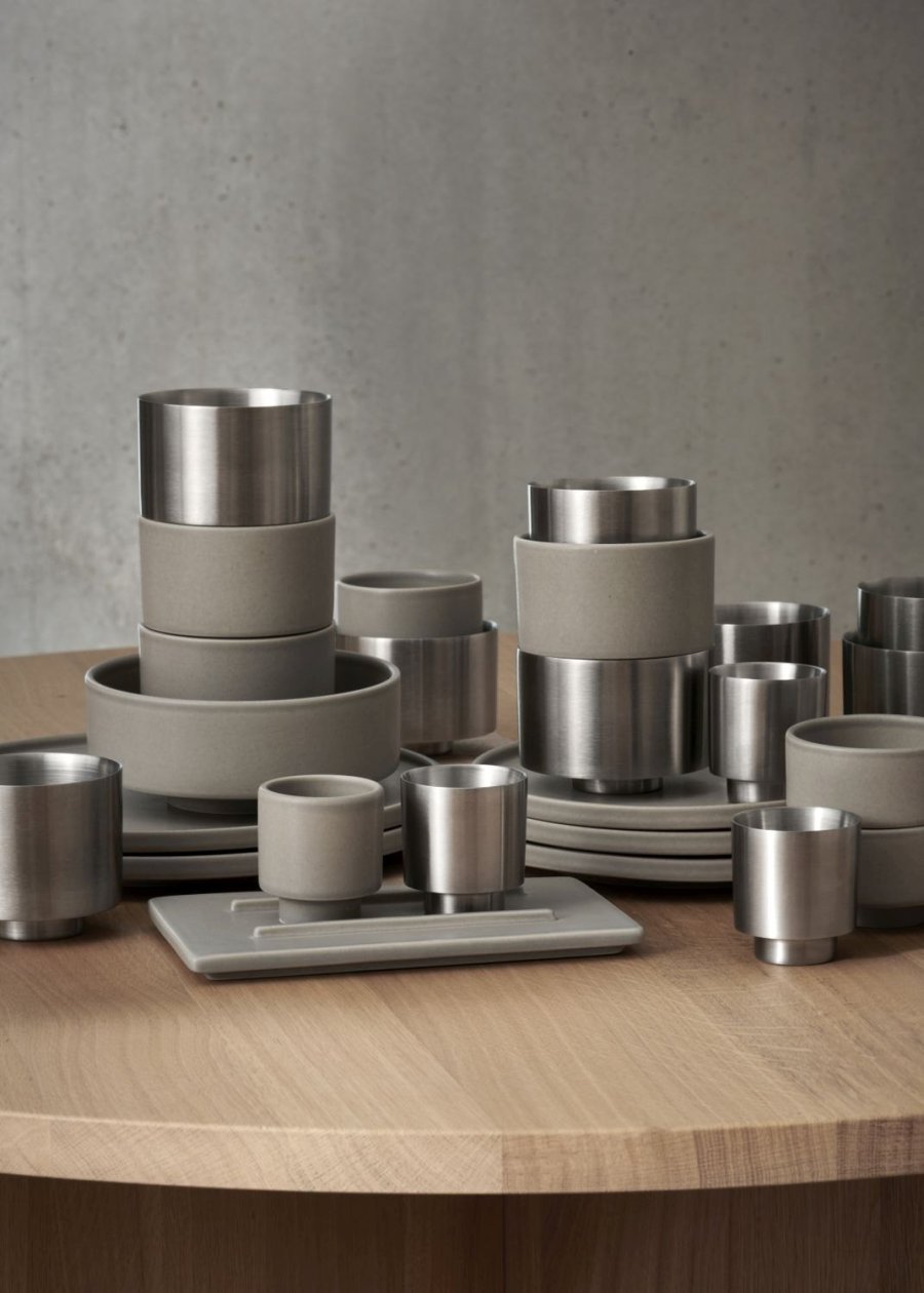 blomus MAKOTO STEEL Espressokop 2 stk. 5,5 cl, Rustfrit St�l
