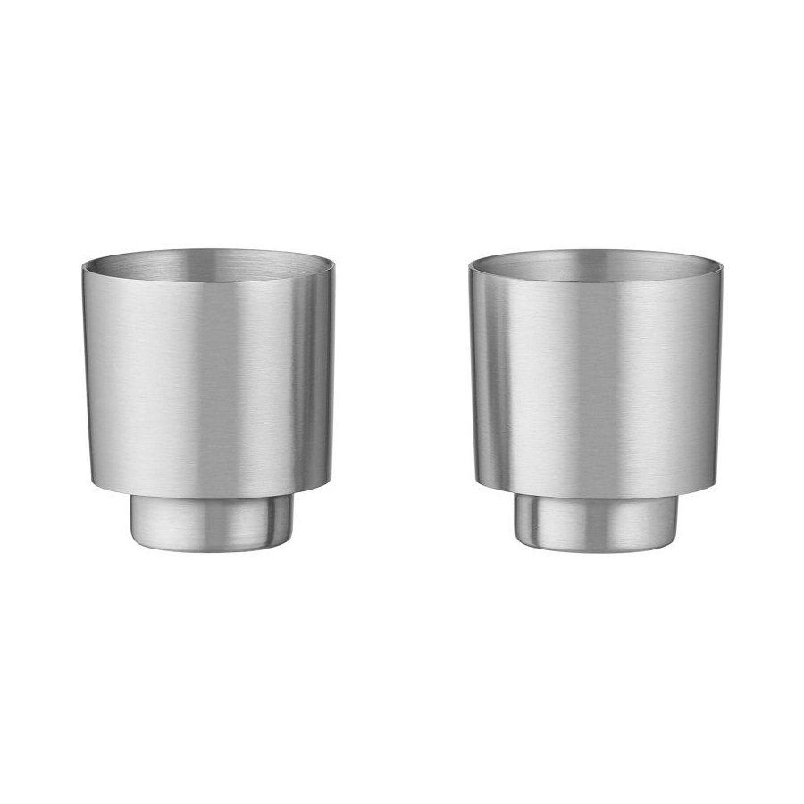 blomus MAKOTO STEEL Espressokop 2 stk. 5,5 cl, Rustfrit St�l