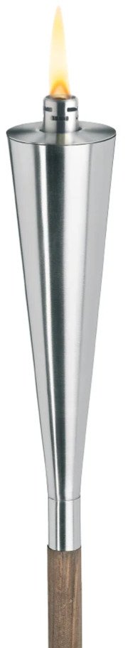 Blomus ORCHOS Fackel 150 cm, Edelstahl poliert/Holz