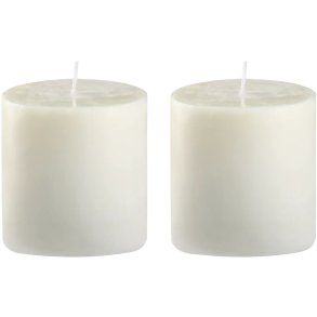 blomus VALOA Kerze Refill 2er Set 7,5/7 cm, Fig Tree & Lime