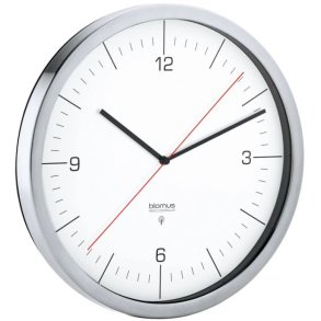 blomus CRONO Funkuhr 30 cm, Wei