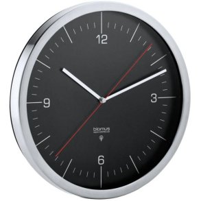 blomus CRONO Funkuhr 30 cm, Schwarz