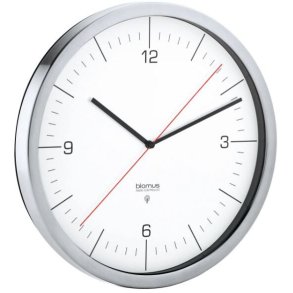 blomus CRONO Funkuhr 25 cm, Wei