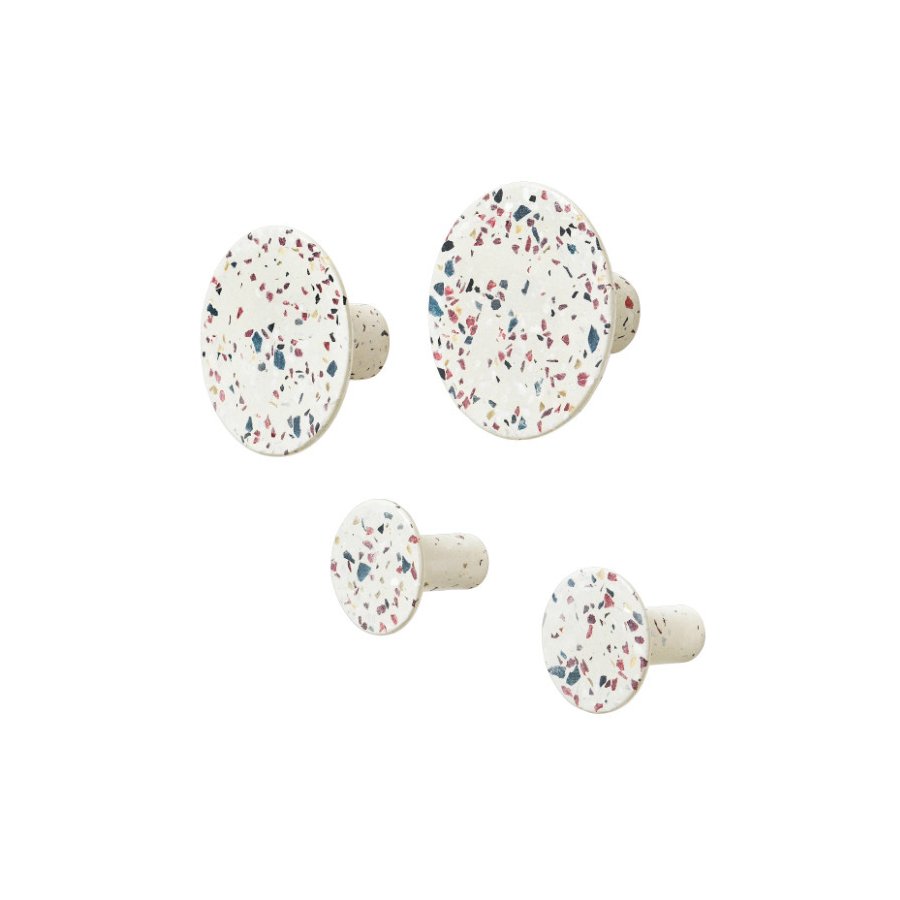 Blomus PONTO Knager 4 stk, Terrazzo Coloured