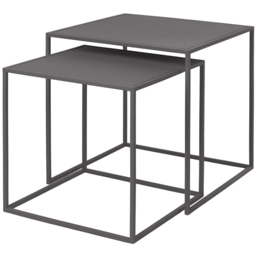 Blomus FERA Beistelltisch 2er Set, Steel Grey