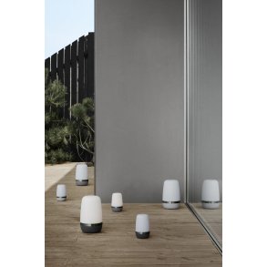 blomus SPIRIT Trådløs Udendørslampe LED H15 cm, Warm Grey