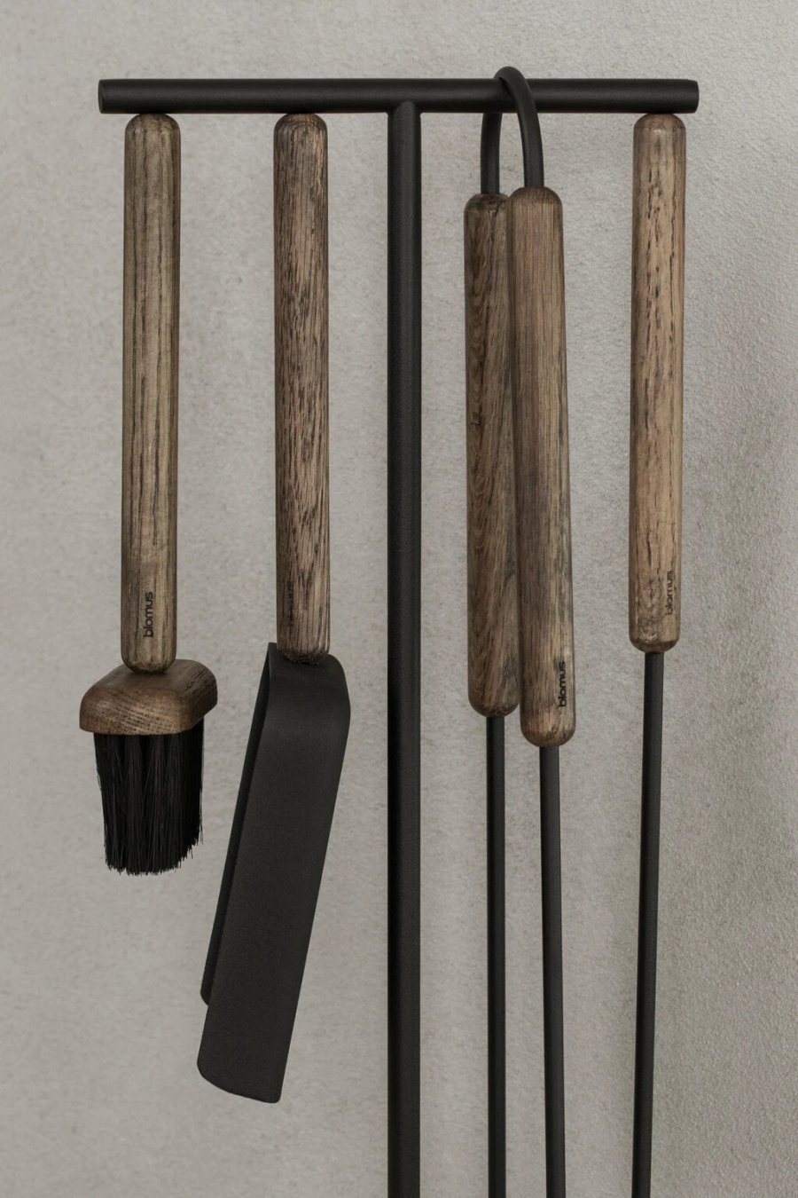 Blomus ASHI Kamin-Set 5-teilig, Braun