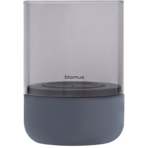 blomus CALMA Lanterne H14 cm, Steel Gray/Smoke