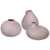 Blomus NONA Vase 3er Set, Rinde