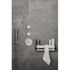 blomus CARO Vaskeklude 2 stk. 30x30 cm, Hvid