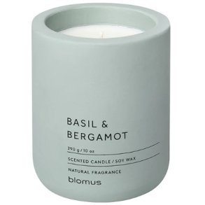 blomus FRAGA Duftkerze 9 cm, Basilikum & Bergamotte