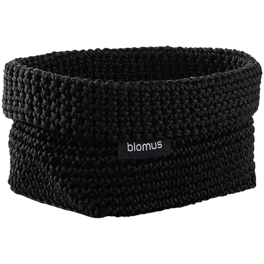 Blomus TELA Aufbewahrungskorb 15 cm, Schwarz