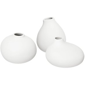 blomus NONA Vase 3 stk, Lily Hvid