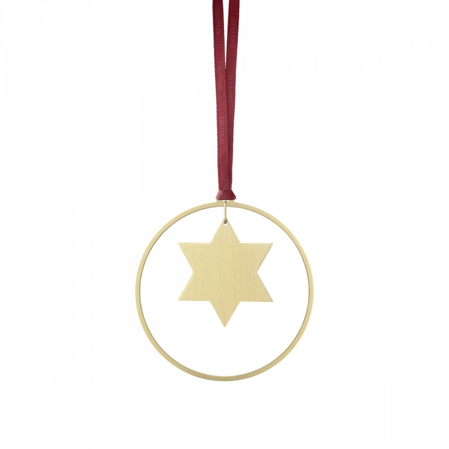 Blomus KITAI Weihnachtsschmuck Stern 4er Set. 8 cm, Gold