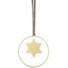 Blomus KITAI Weihnachtsschmuck Stern 4er Set. 8 cm, Gold