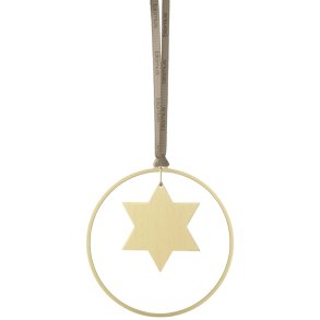 blomus KITAI Weihnachtsschmuck Stern 4er Set. 8 cm, Gold
