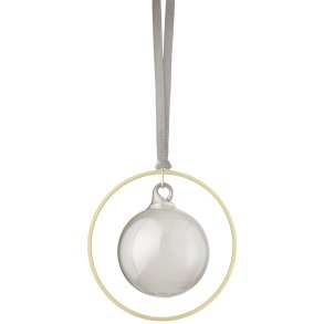 blomus KITAI Weihnachtsschmuck 4er Set. 8 cm, Smoke