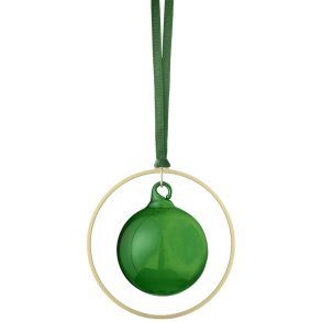 blomus KITAI Weihnachtsschmuck 4er Set. 8 cm, Duck Green