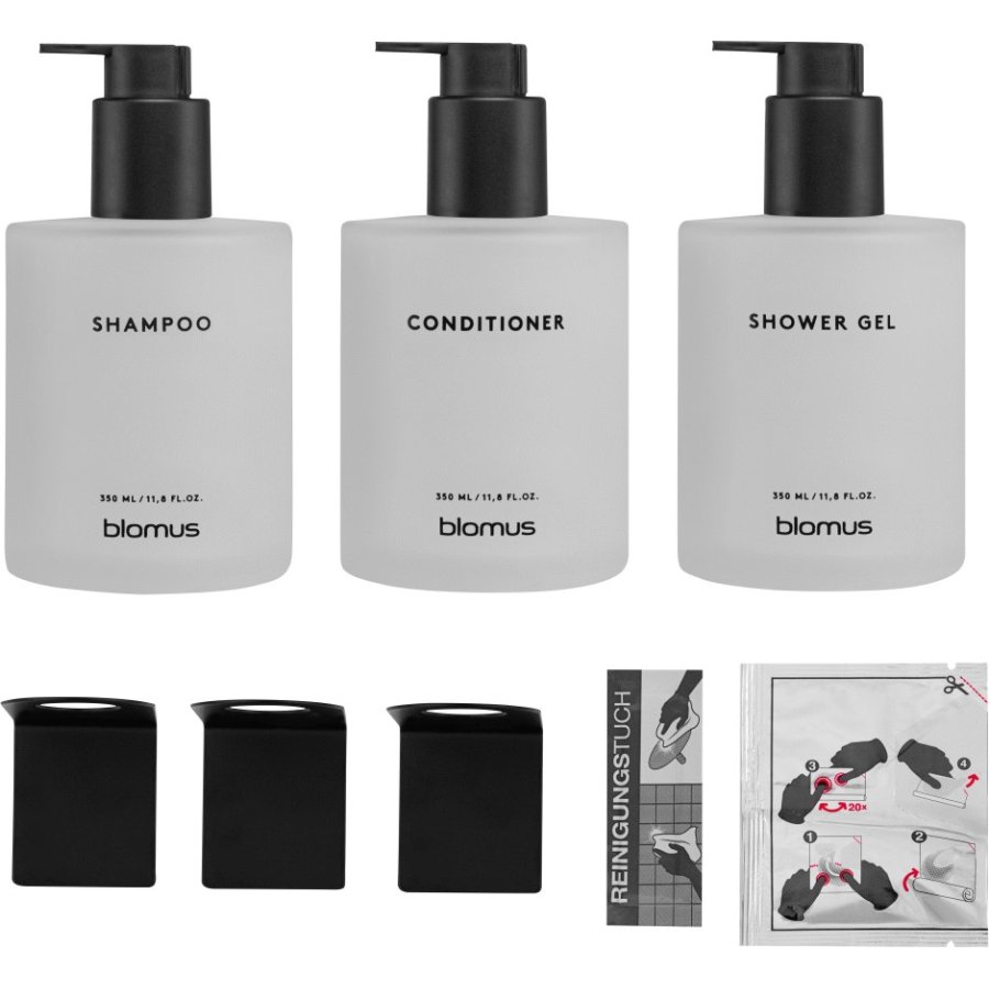 blomus KIREI Selvkl�bende S�bedispenser 3 Dele, Hvid