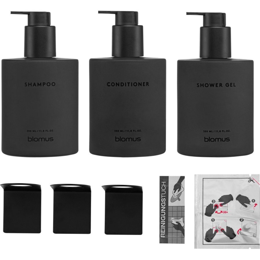 blomus KIREI Selvkl�bende S�bedispenser 3 Dele, Smoke