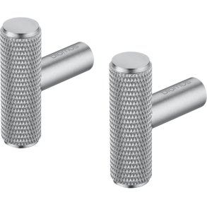 blomus ROF Wandhaken 2er Set H4 cm, Mattierter Stahl