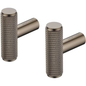 blomus ROF Wandhaken 2er Set H4 cm, Burned Metal