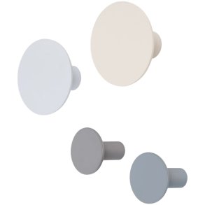 blomus PONTO Knager  4 stk. 8,5 cm, Warm Grey
