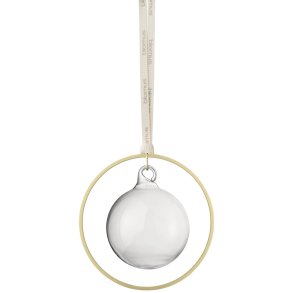 blomus KITAI Weihnachtsschmuck 4er Set. 8 cm, Klar