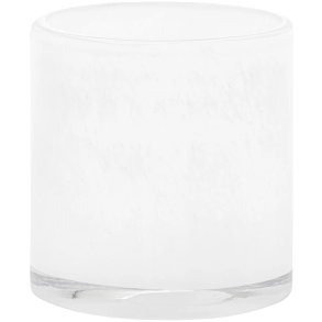 blomus SAGA Lanterne H8 cm, Hvid