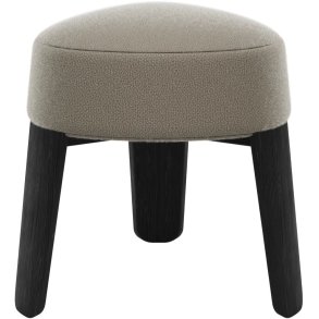 blomus KUON Hocker H45 cm, Shitake/Schwarz