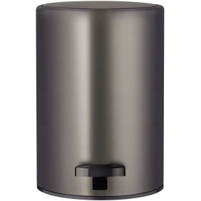 blomus MODO Mlleimer mit Pedal 3 L, Burned Metal