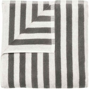 blomus ARTO Badetuch Dicke Streifen 70x140 cm, Moonbeam/Magnet