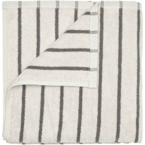 blomus ARTO Badetuch Dnne Streifen 70x140 cm, Moonbeam/Magnet