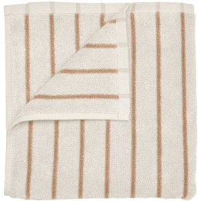 blomus ARTO Badehndklde 70x140 cm, Moonbeam/Amber Brown