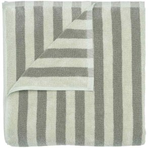 blomus ARTO Badetuch Dicke Streifen 70x140 cm, Desert Sage/Agave Green