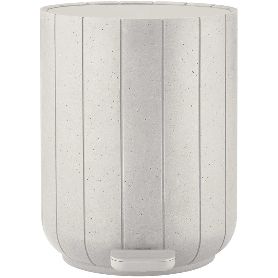 blomus KUA Mülleimer mit Pedal 3 L, Moonbeam