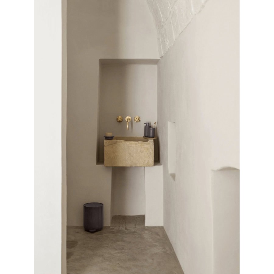 blomus KUA Mülleimer mit Pedal 3 L, Magnet