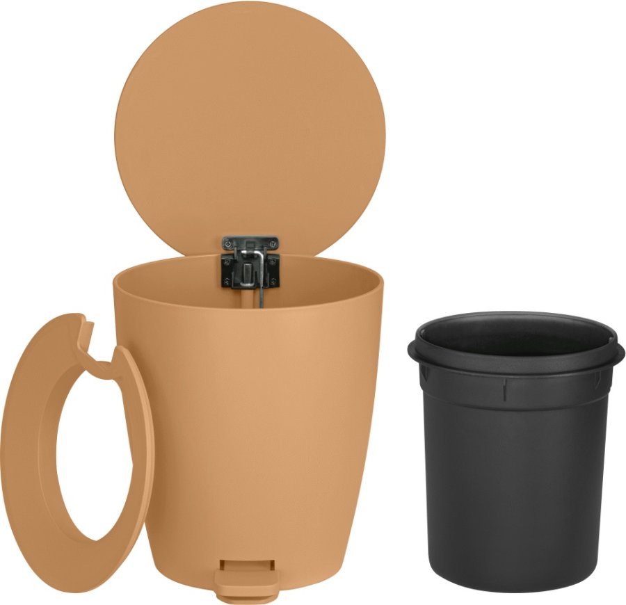 blomus AVA Pedaalemmer 3 L, Tan