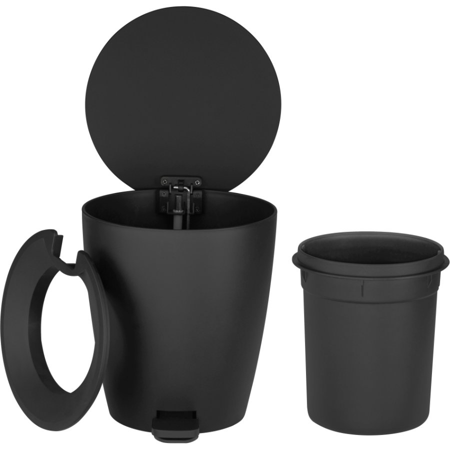 blomus AVA Pedaalemmer 3 L, Zwart