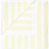 blomus ARTO Badeh�ndkl�de Tykke Striber 70x140 cm, Hvid/Transparent Yellow