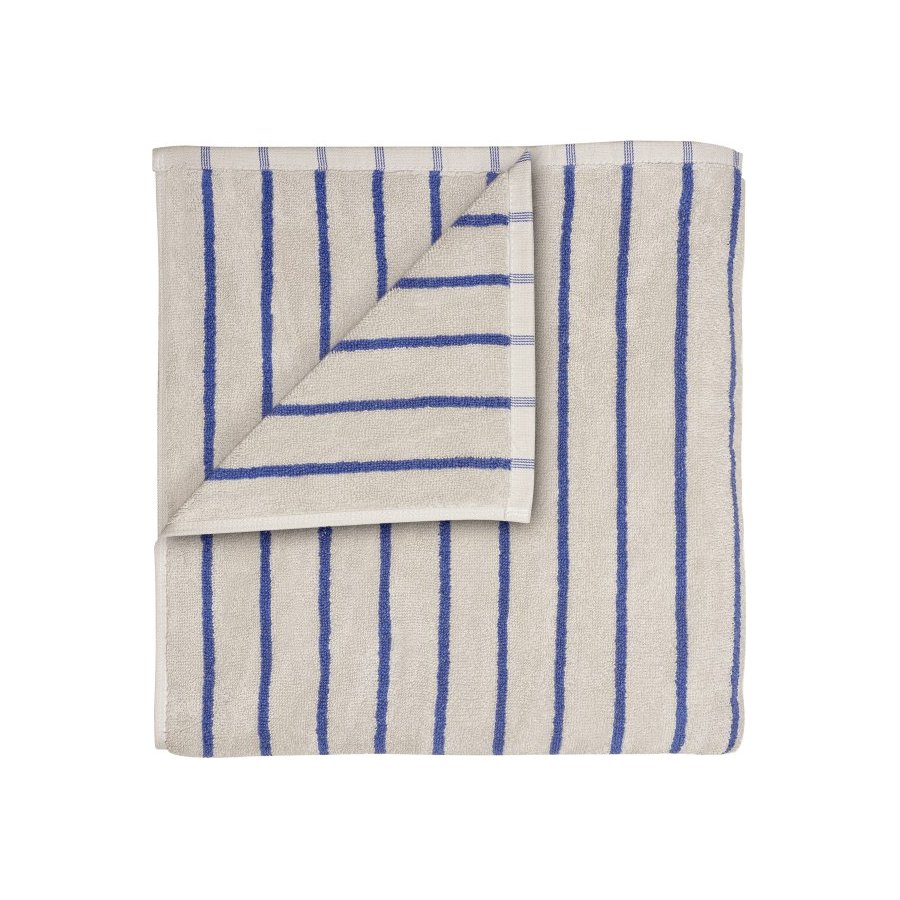 blomus ARTO Badehandtuch 70x140 cm, Mondschein/Mazarinblau