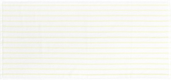 blomus ARTO Handtuch 50x100 cm, Wei�/Transparent Gelb