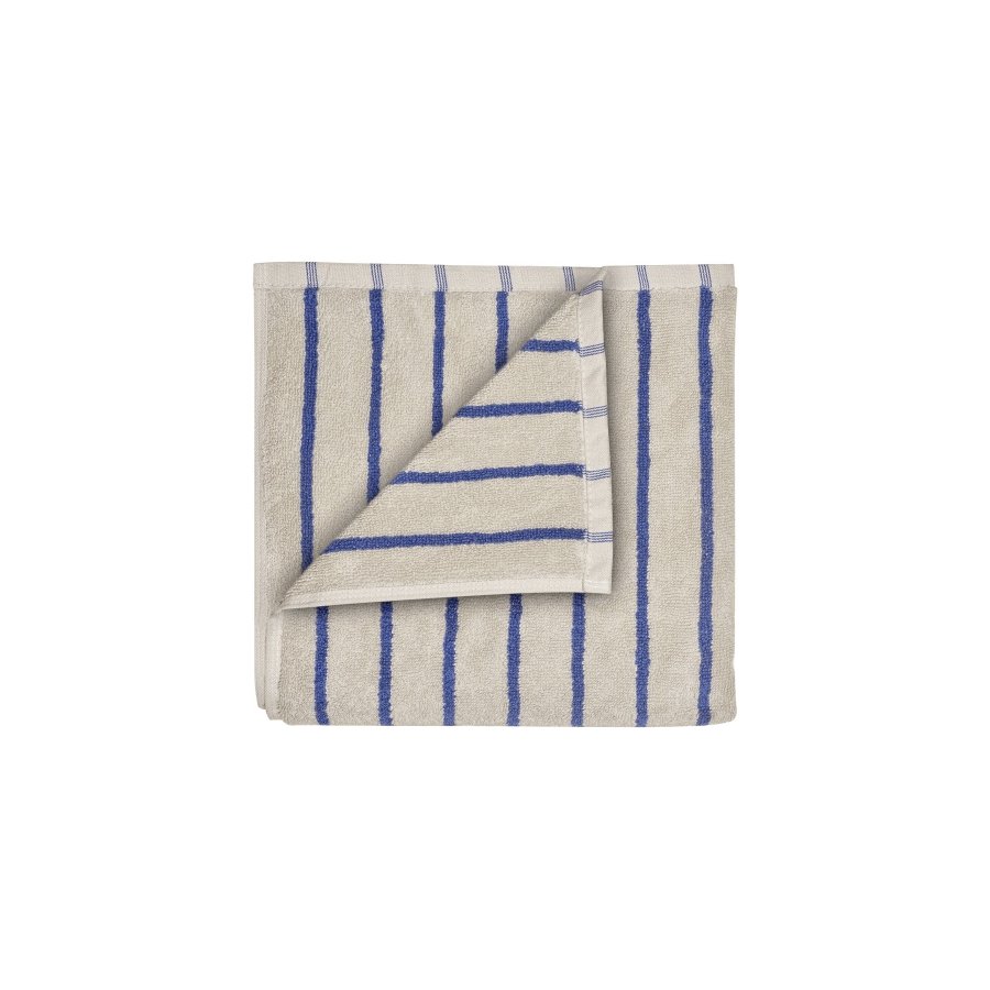 blomus ARTO Handtuch 50x100 cm, Mondschein/Mazarinblau