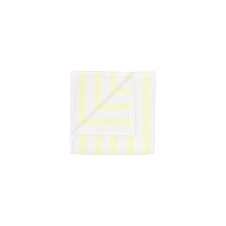 blomus ARTO H�ndkl�de Tykke Striber 2 stk. 30x50 cm, Hvid/Transparent Yellow